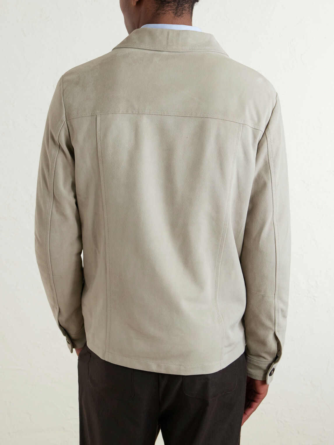 Eleventy - Suede Jacket - Neutrals