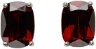 ABRA Silver & Red Abra Earrings