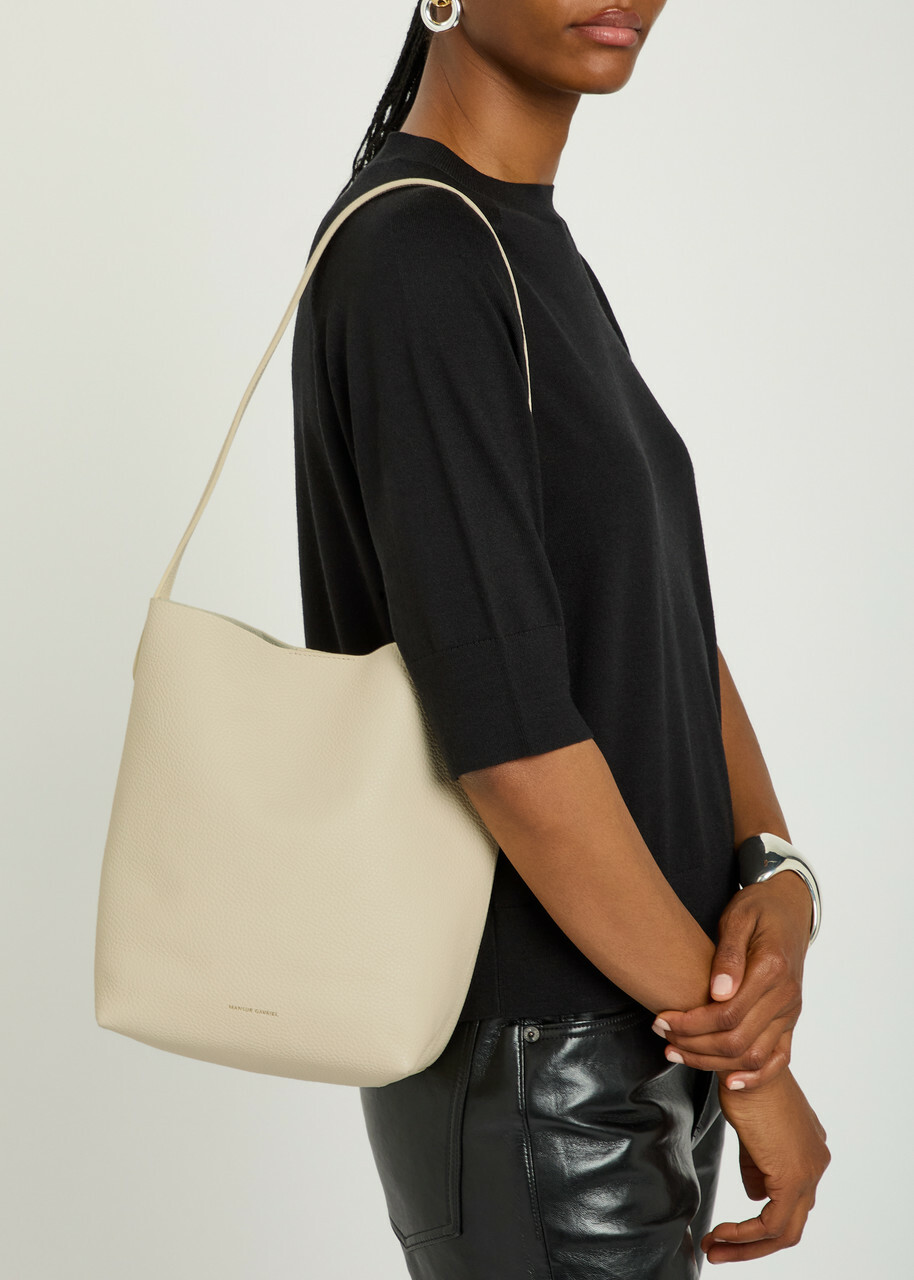 Mansur Gavriel Everyday Small Grained Leather Tote bag - Ivory - One Size