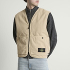 Stone Island Men's Panama Cotton Old Effect PrimaLoft Vest in Desert