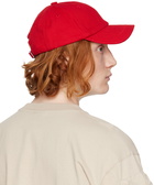 Jacquemus Red 'La Casquette Jacquemus' Cap