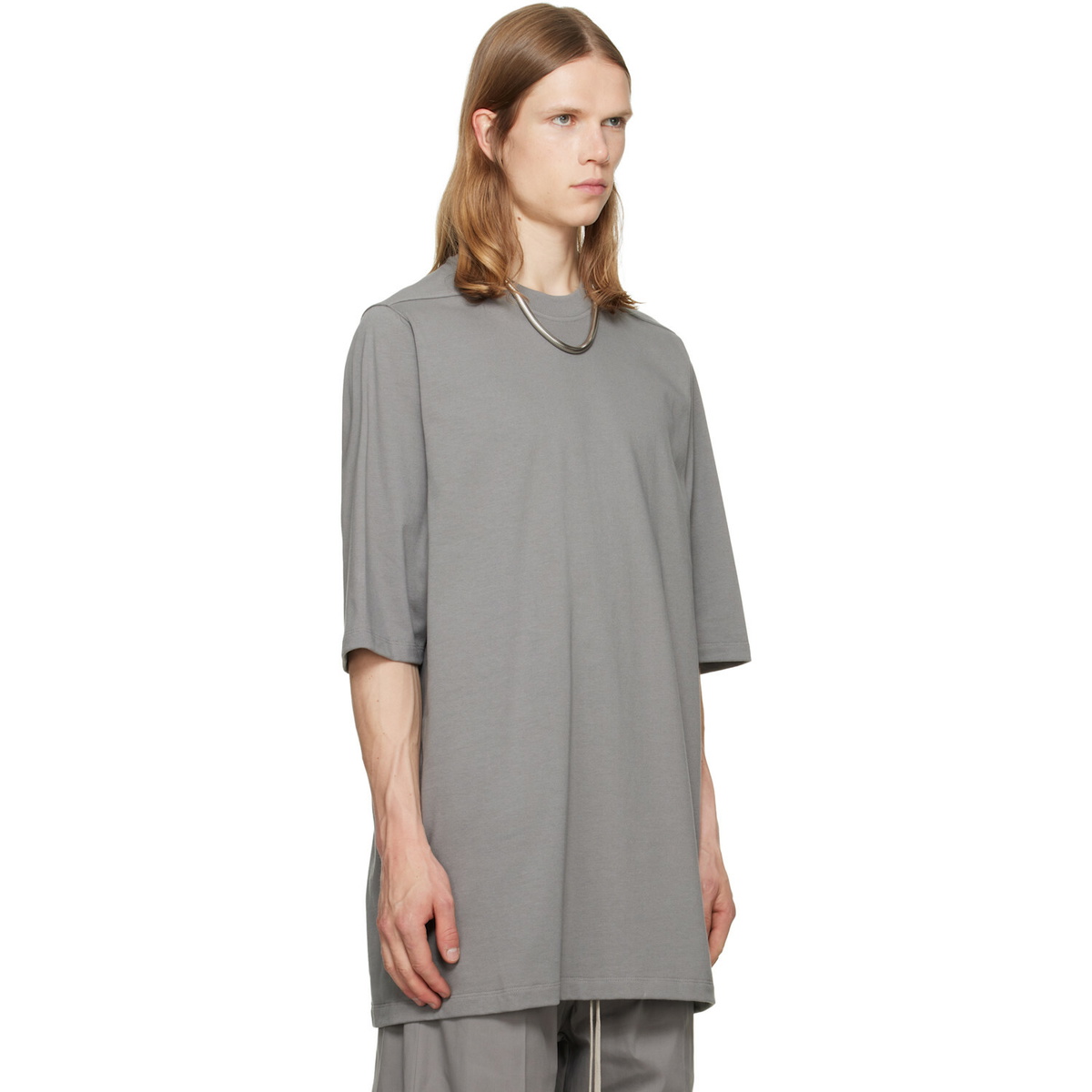 Rick Owens Gray Jumbo S/S T-shirt