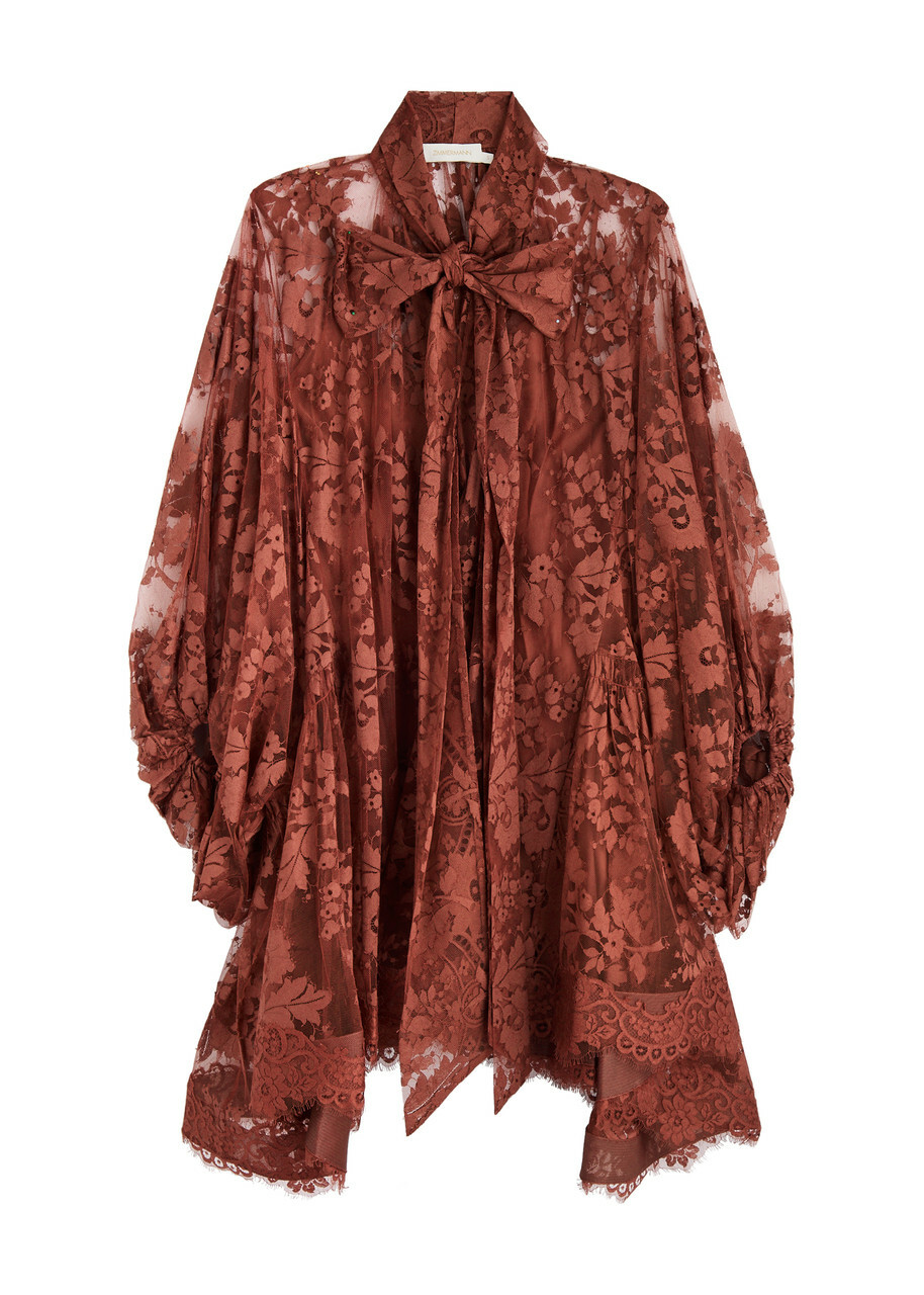 ワンピース ZIMMERMANN Woman Dress Brown 5148DSS255 TLE ワンピース ZIMMERMANN Woman Dress Brown 5148DSS255 TLE