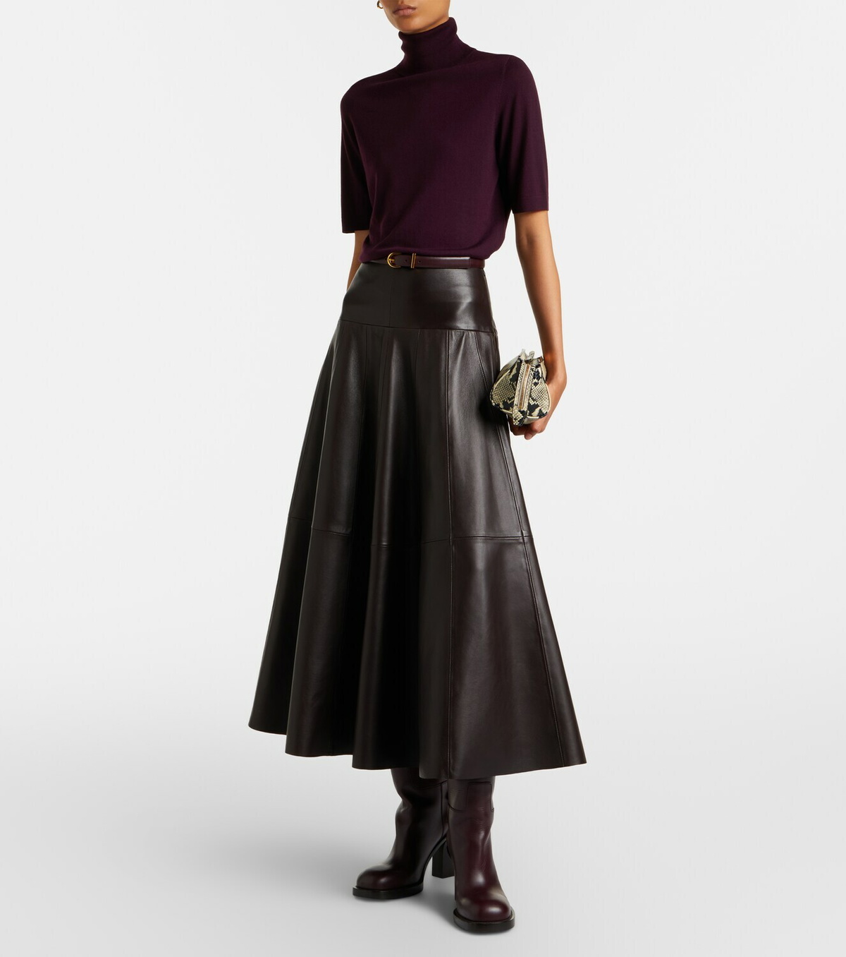 Jardin des Orangers Turtleneck virgin wool sweater