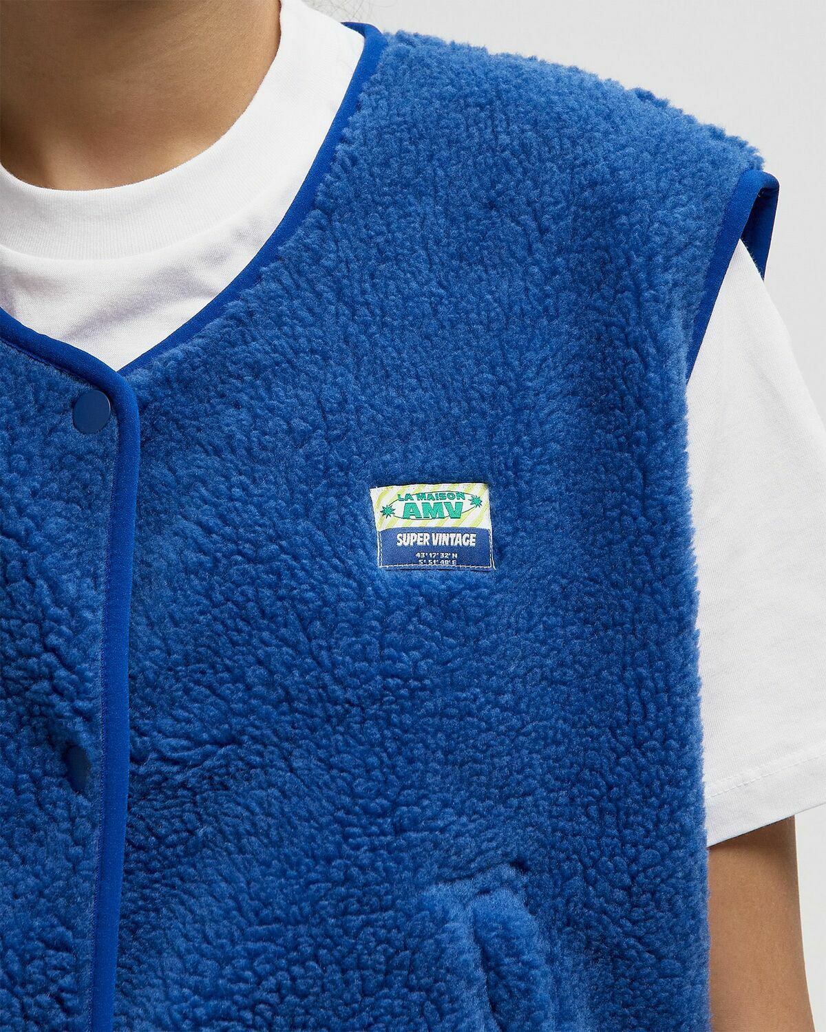 American Vintage HOKTOWN VEST Blue Women