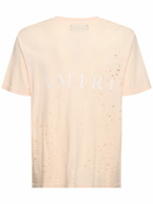 AMIRI - Ma Logo Distressed Cotton Jersey T-shirt