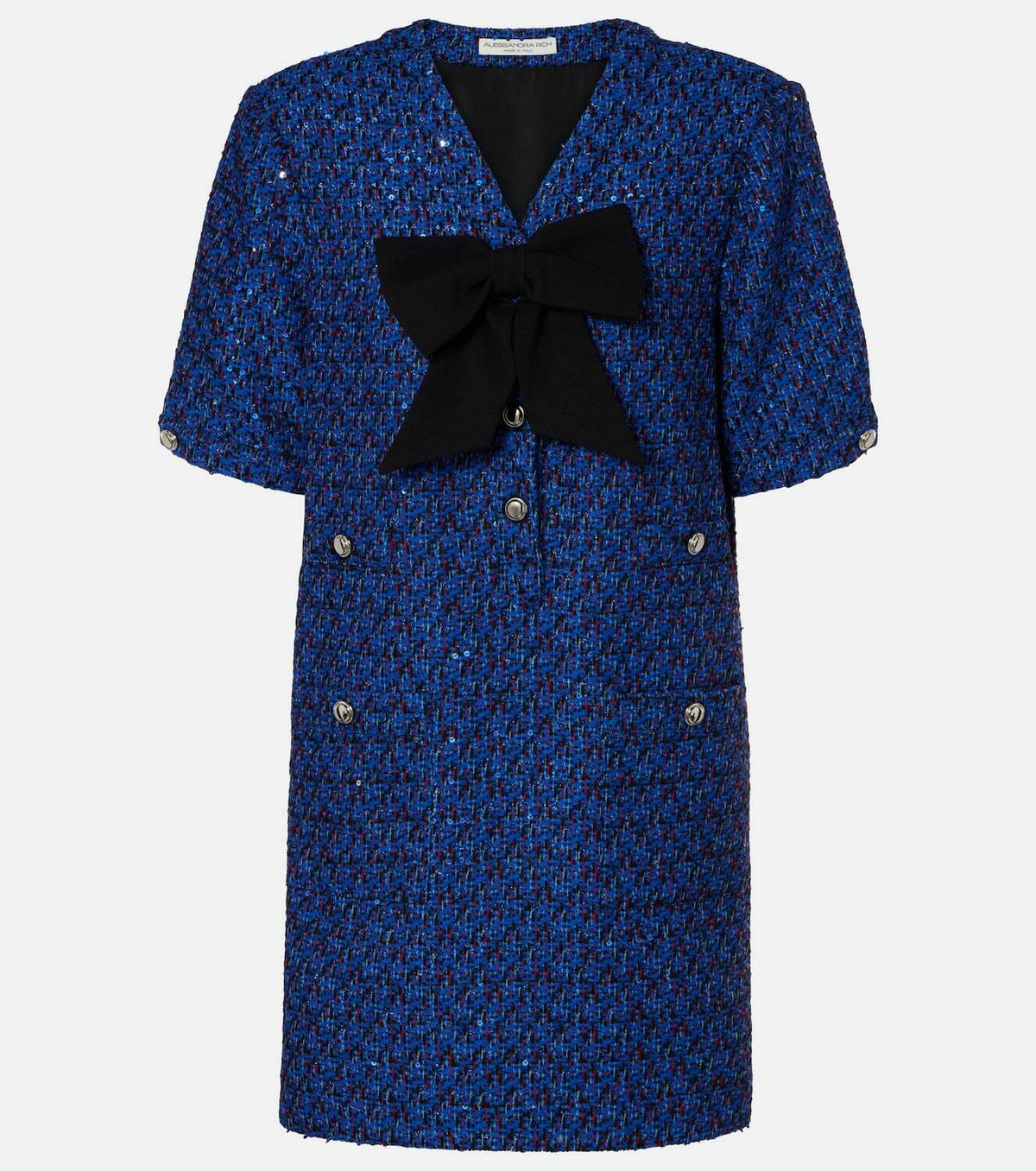 Alessandra Rich Sequined tweed minidress