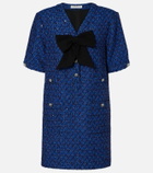 Alessandra Rich Sequined tweed minidress