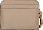 Chloé Taupe Banana Card Holder