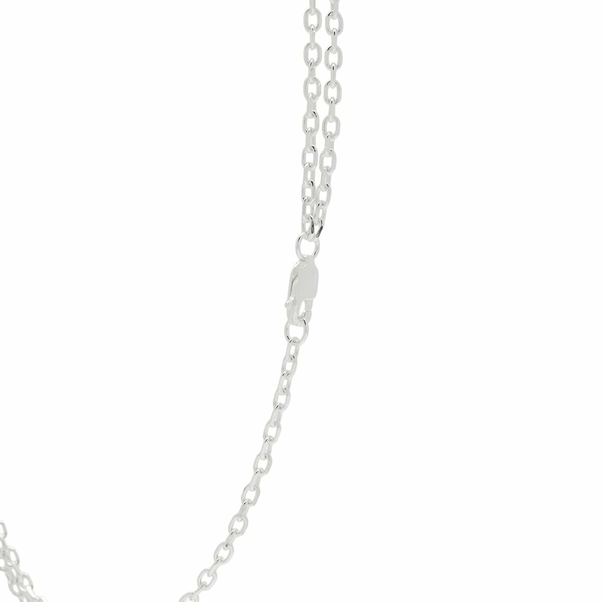 TwoJeys Men's Icon Double Chain Necklace in Silver 