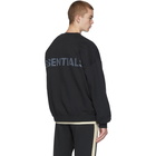 Essentials Black Fleece Sweatshirt