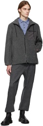 3.1 Phillip Lim Reversible Grey Fleece Jacket