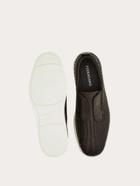 Ferragamo Mens Derby slip-on in Brown