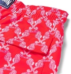 Vilebrequin - Moorea Mid-Length Printed Swim Shorts - Men - Red