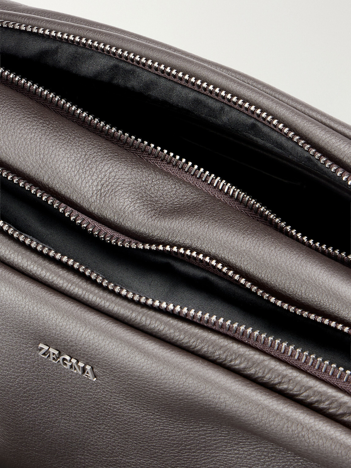 Zegna - Secondskin Softy Leather Wash Bag