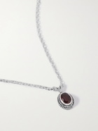 Jam Homemade - College Sterling Silver Onyx Necklace