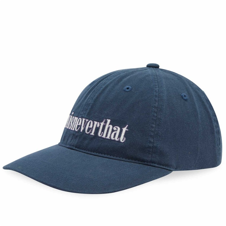 Photo: thisisneverthat Men's Double Stitch Onyx Hat in Navy 