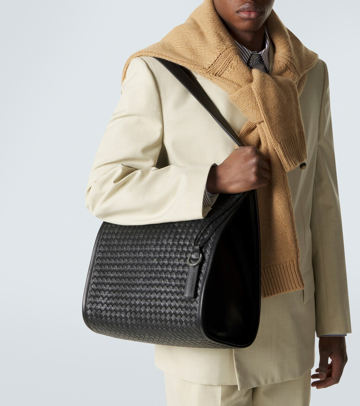 Bottega Veneta Corriere Intrecciato leather tote bag