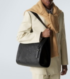 Bottega Veneta Corriere Intrecciato leather tote bag