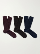 Missoni - Three-Pack Crochet-Knit Socks - Multi