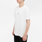 Givenchy Men's Contrast 4G Embroidery T-Shirt in White