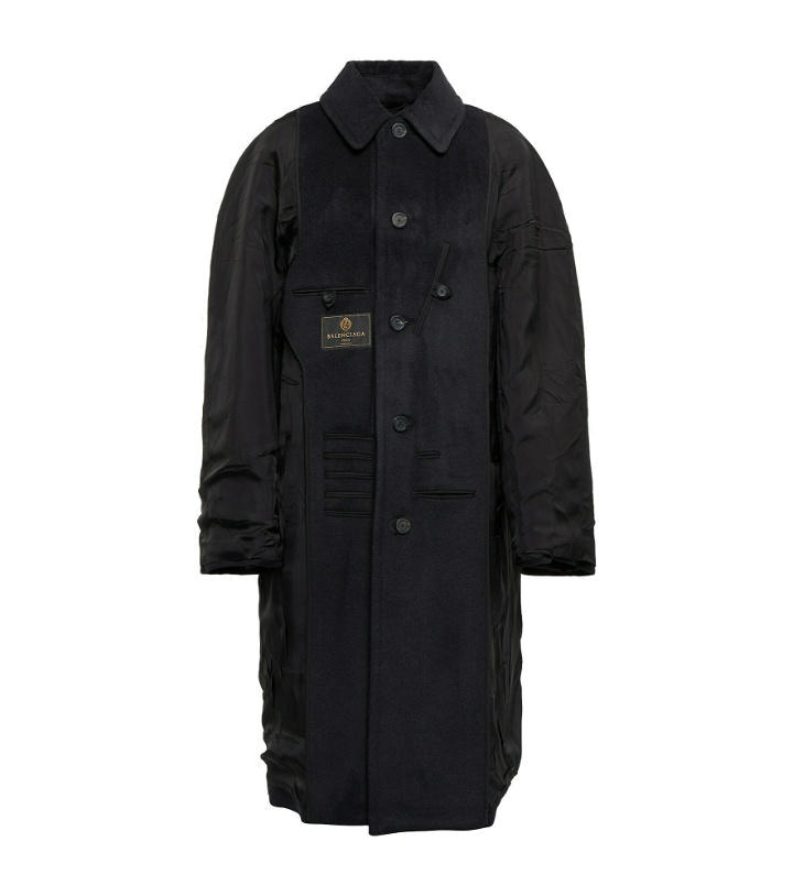 Photo: Balenciaga - Wool-paneled technical jacket