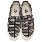 Vans Black and Grey Logo Checkerboard OG Slip-On 59 LX Sneakers