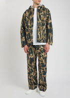 Malbon Tour Divot Waterproof Camouflage Hooded Nylon Jacket Multicoloured