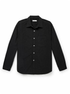mfpen - Convenient Upcycled Organic Cotton-Poplin Shirt - Black