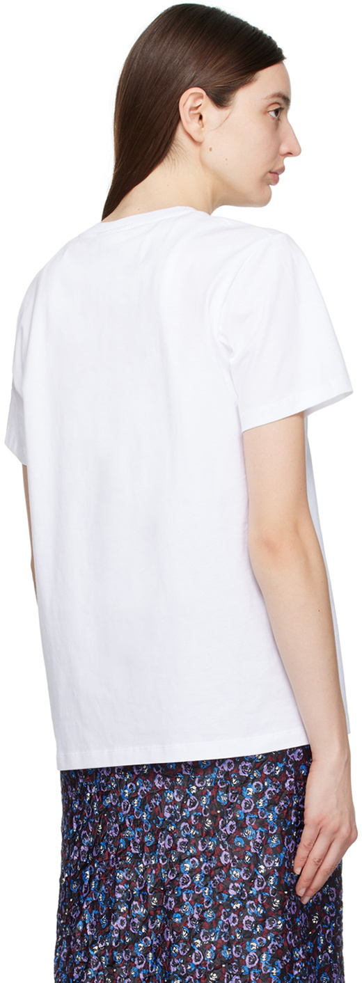 GANNI White Cherry T-Shirt GANNI