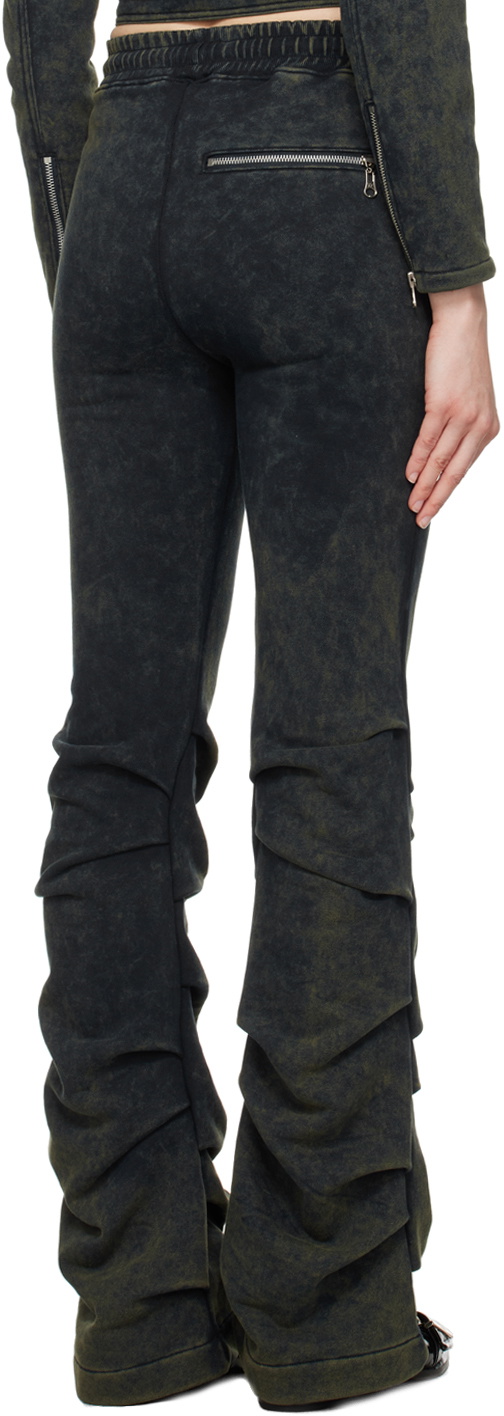 OPEN YY Navy Draped Sweatpants