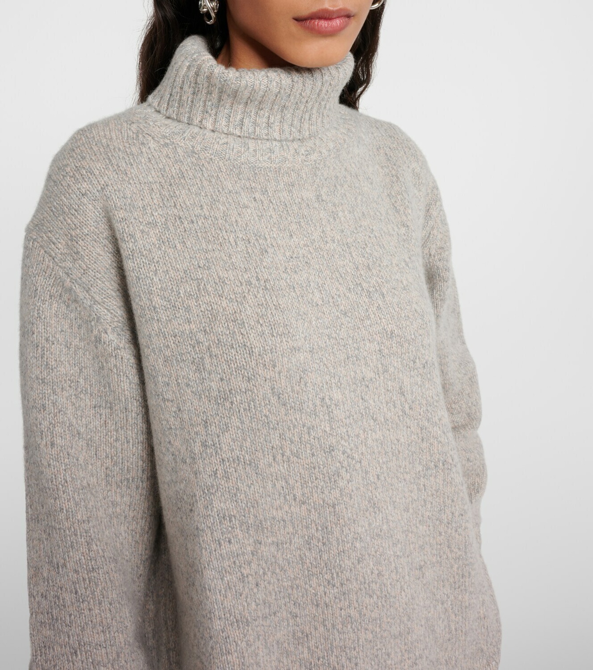 ★美品 JOSEPH ジョゼフ グレー ニット XL(LL) JOSEPH HOMME｜【WEB限定】ヴィスコースリンクス ハーフジップ