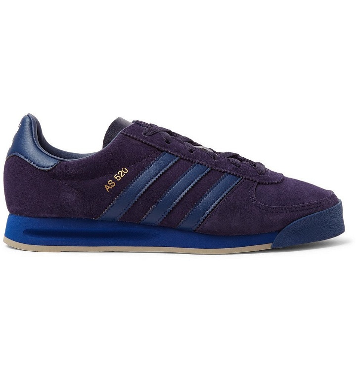 Photo: adidas Consortium - SPEZIAL AS 520 Leather-Trimmed Suede Sneakers - Navy