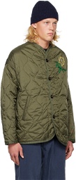 PRESIDENT's Khaki Quilted Jacket