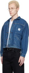 Maison Kitsuné Blue KURO Edition Selvedge Voyage Denim Jacket
