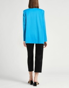 Erika Cavallini Womens Blazer Azure