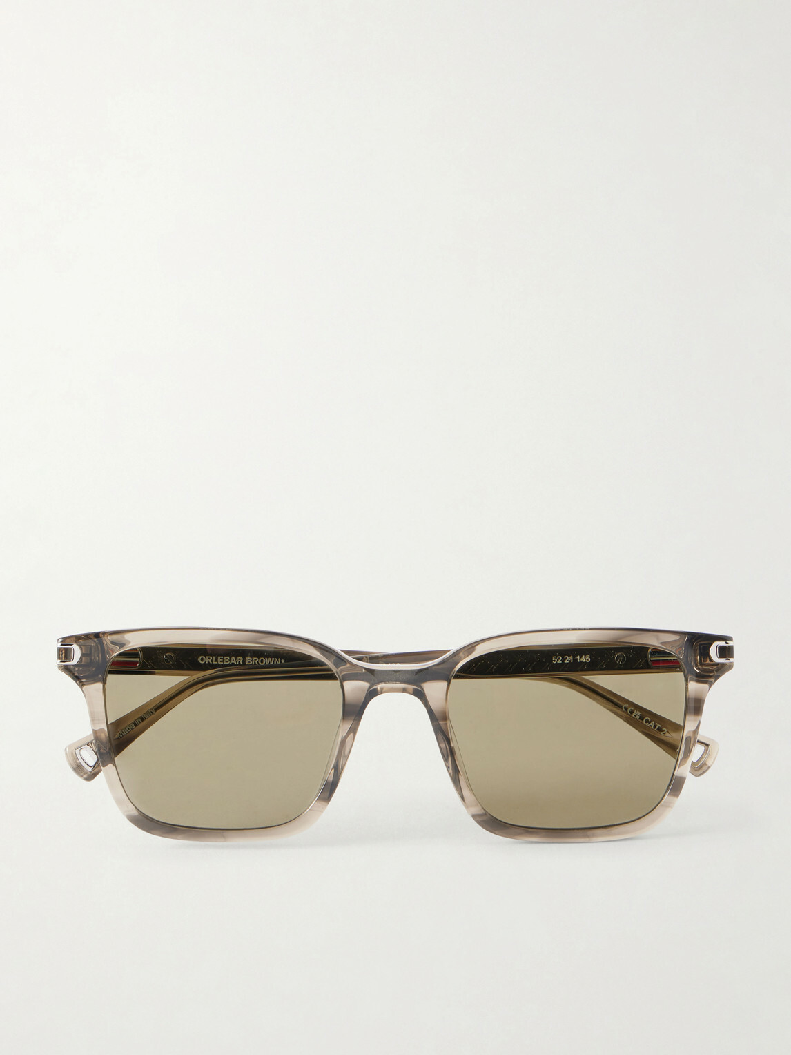Orlebar Brown - Robbie D-Frame Acetate Sunglasses