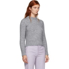 AMI Alexandre Mattiussi Grey Alpaca Pullover Sweater