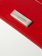 FERRAGAMO - Gancini Logo-Embellished Textured-Leather Cardholder