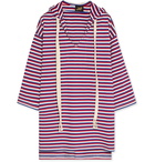 Loewe - Paula's Ibiza Striped Cotton Hooded Tunic - Red