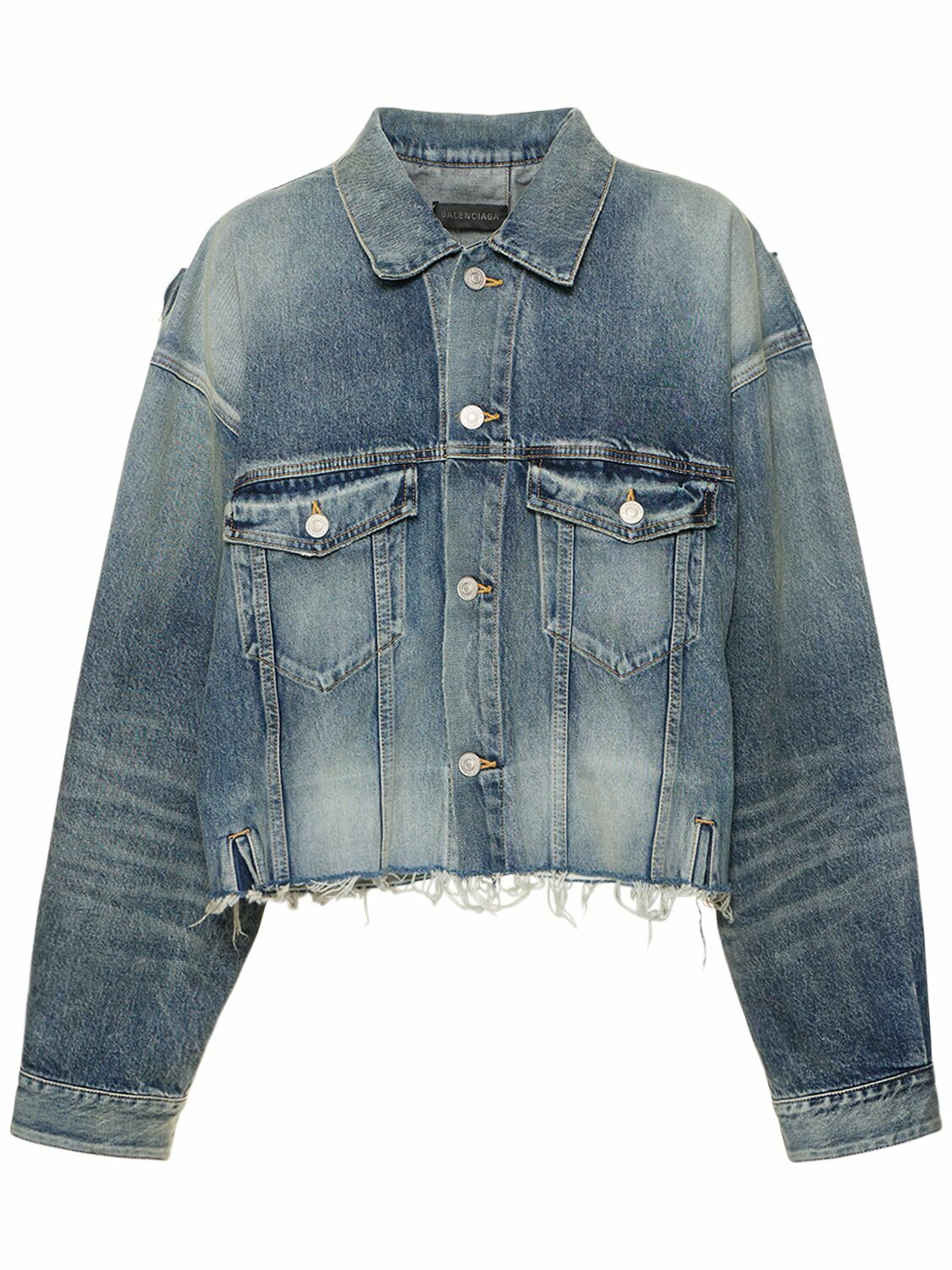 Balenciaga Balenciaga deconstructed cotton coat main image 0