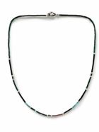 Mikia - Silver Multi-Stone Beaded Necklace