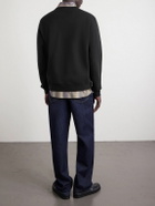 Burberry - Logo-Print Cotton-Jersey Sweatshirt - Black