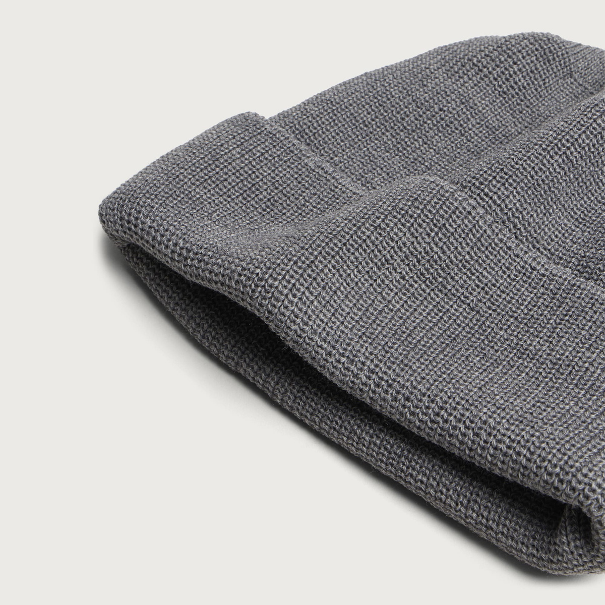 RoToTo Bulky Watch Cap Beanie in Dark Grey