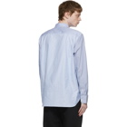 Comme des Garcons Homme Blue Check and Stripe Mix Shirt