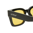 Off-White Sunglasses Off-White Midland Sunglasses in Black/Yellow 