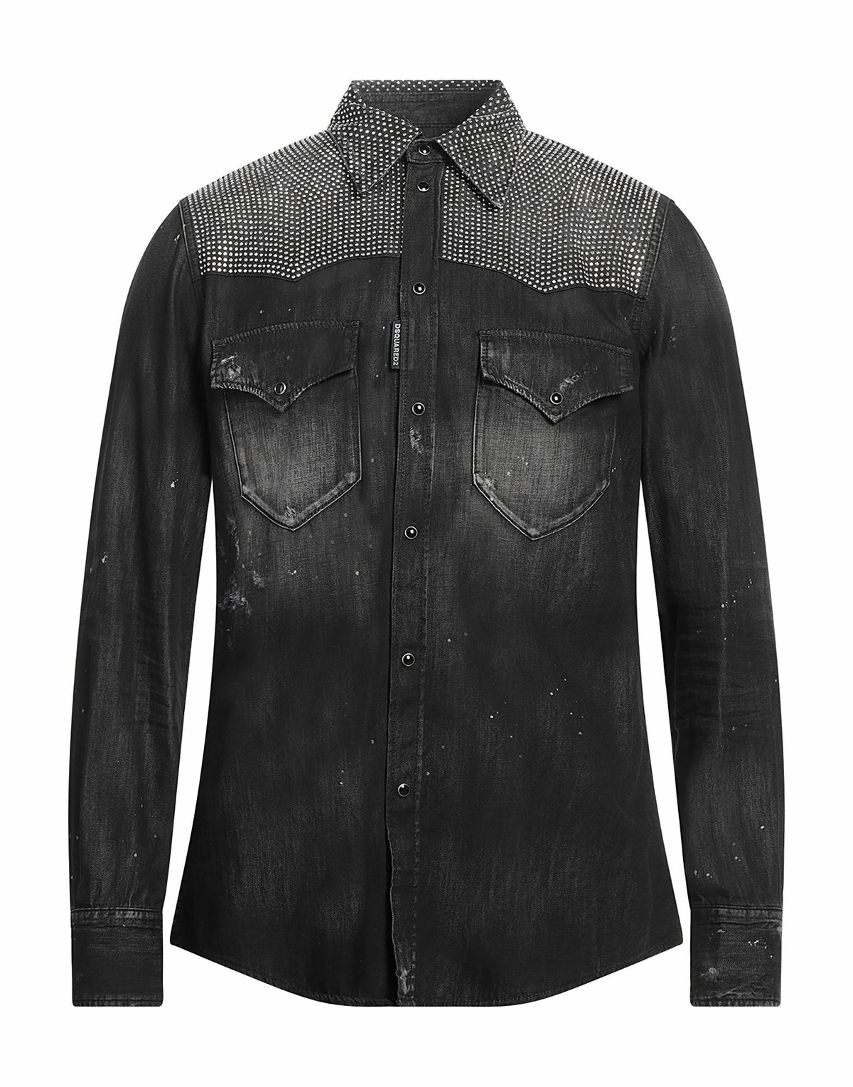 Dsquared2 Mens Denim shirt in Black