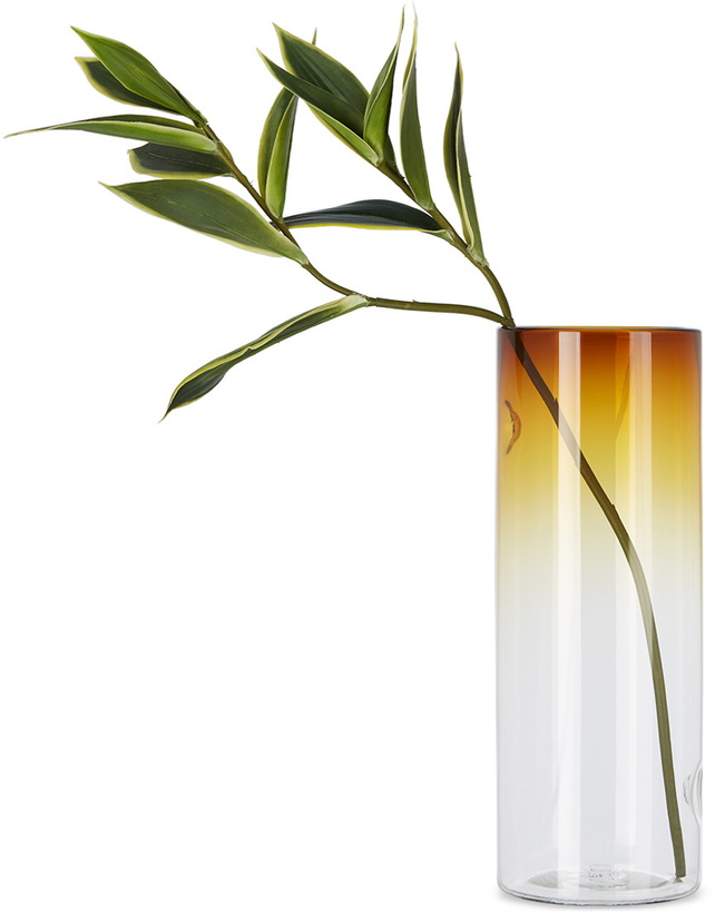 Photo: Nate Cotterman Yellow Tall Dimple Vase