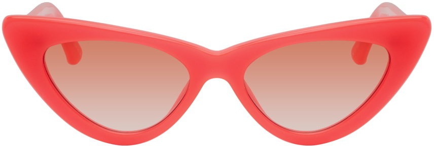 The Attico Pink Linda Farrow Edition Dora Sunglasses The Attico display picture 3