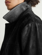 TOM FORD - Brushed-Suede Chore Jacket - Black